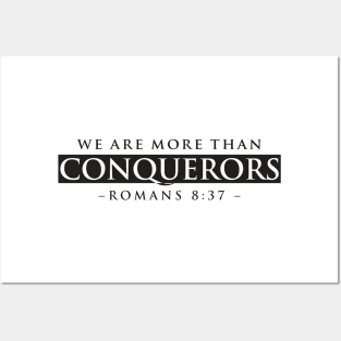 MORE THAN CONQUERORS Posters and Art